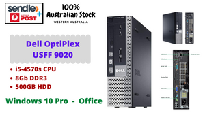 Dell Optiplex 9020 USFF Desktop PC | i5-4570s 2.9GHz | 8GB RAM | 500GB HDD | Win 10 Pro