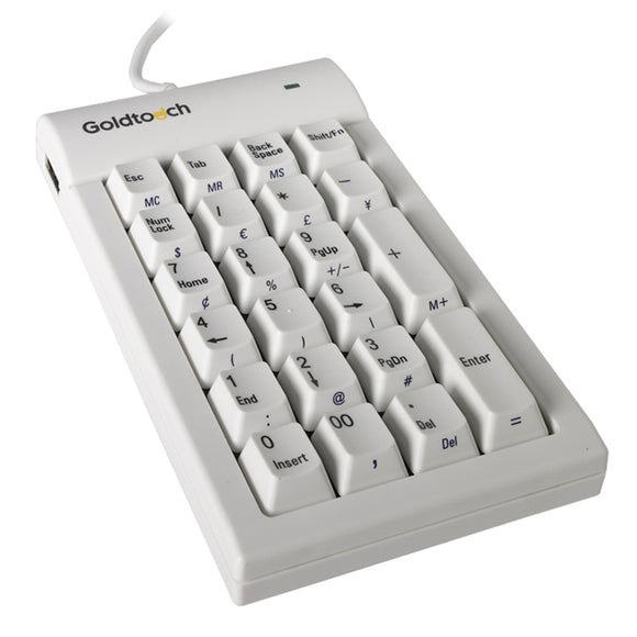 Goldtouch PC USB Numeric Keypad | White