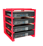 Custom-designed 4-Unit Rack for Dell OptiPlex Micro Cluster