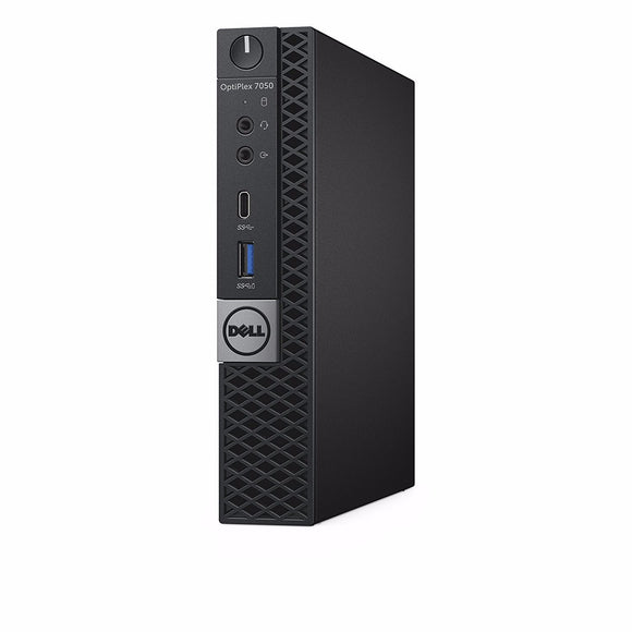 Dell OptiPlex 7050M Micro Tower Desktop - i7-7700T CPU, 16GB DDR4 RAM, 500GB M.2 NVMe SSD | 1TB HDD